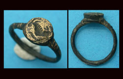 Ring, Roman, Lady\'s, Capricorn Intaglio, ca. 2nd-3rd Cent